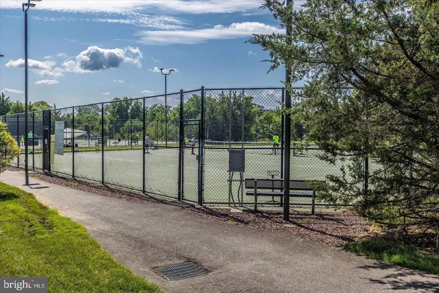 a view of a tennis court