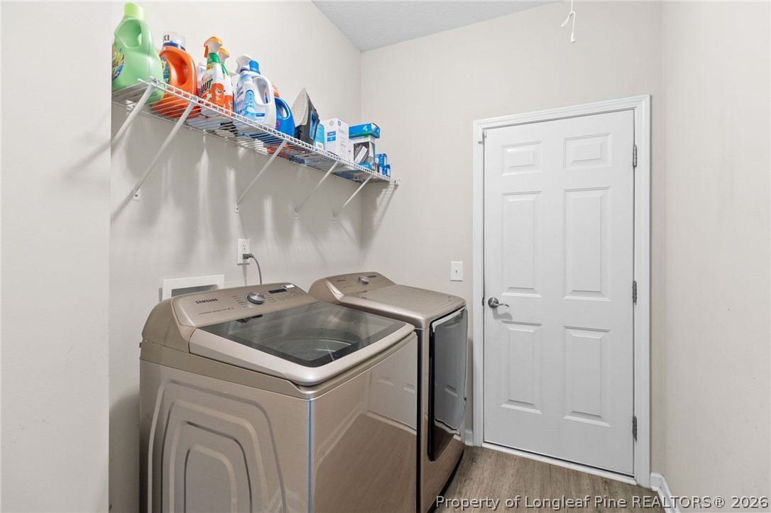 3298 Deep Branch Road Lumberton, NC 28360 - Photo 21 of 41 a utility room with dryer and washer