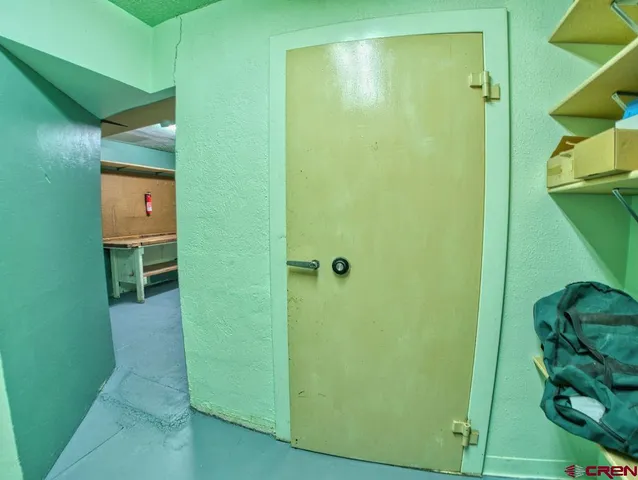 a bathroom with a shower and a sink