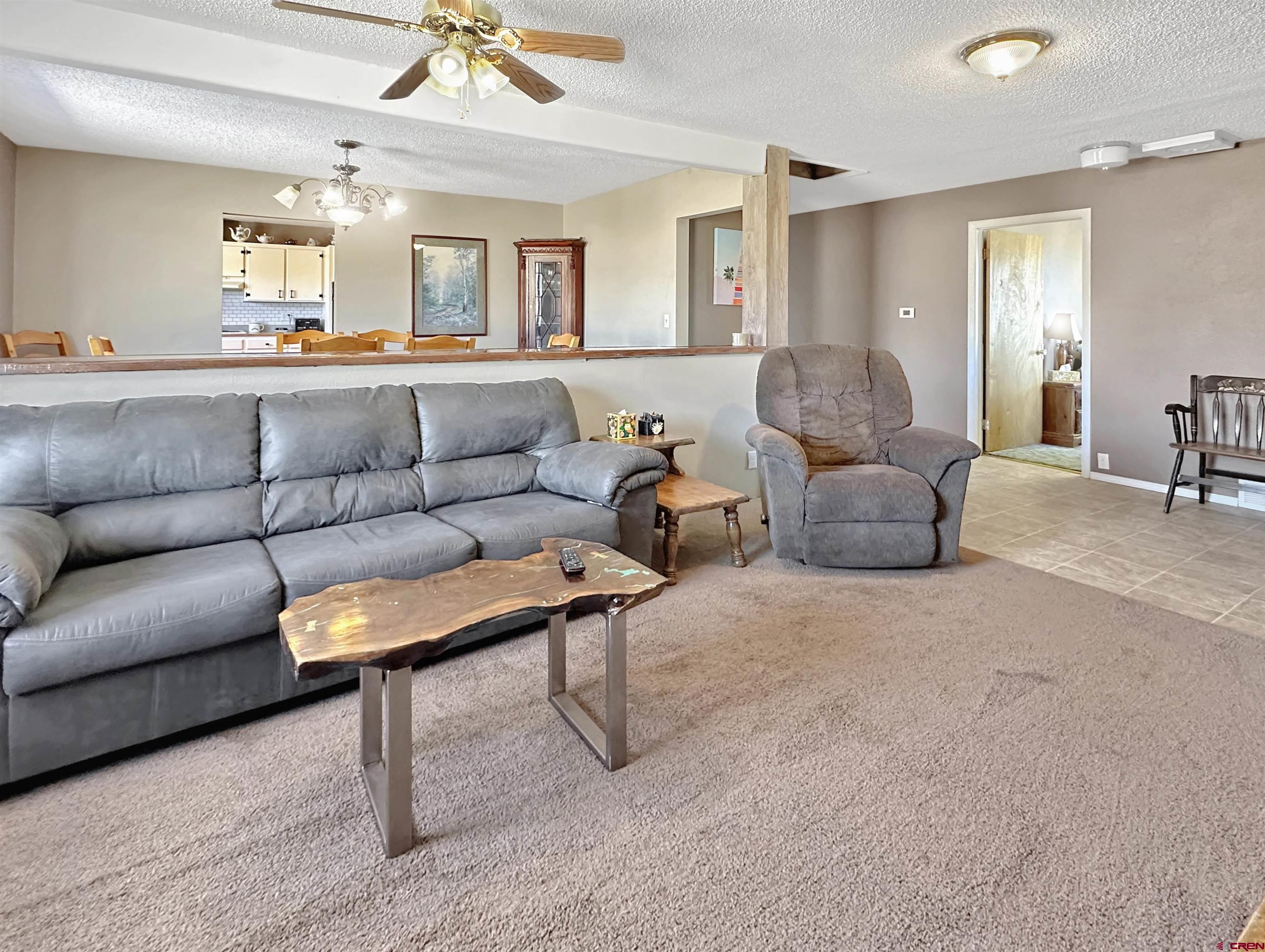 27980 Rd T Dolores, CO 81323 - Photo 4 of 29 a living room with furniture and a chandelier