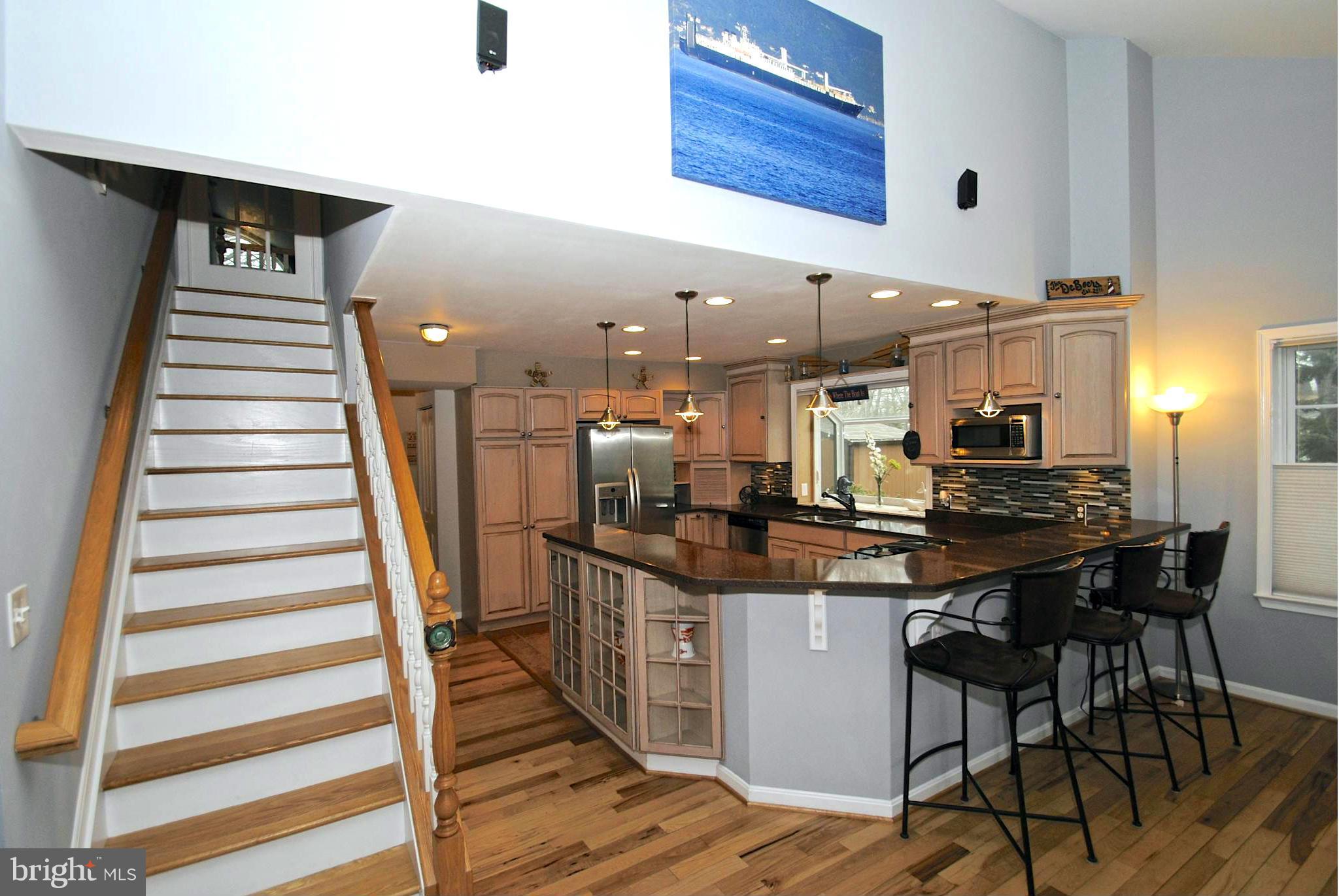 8366 Country Life Road Pasadena, MD 21122 - Photo 13 of 30 Open Kitchen with Breakfast Bar