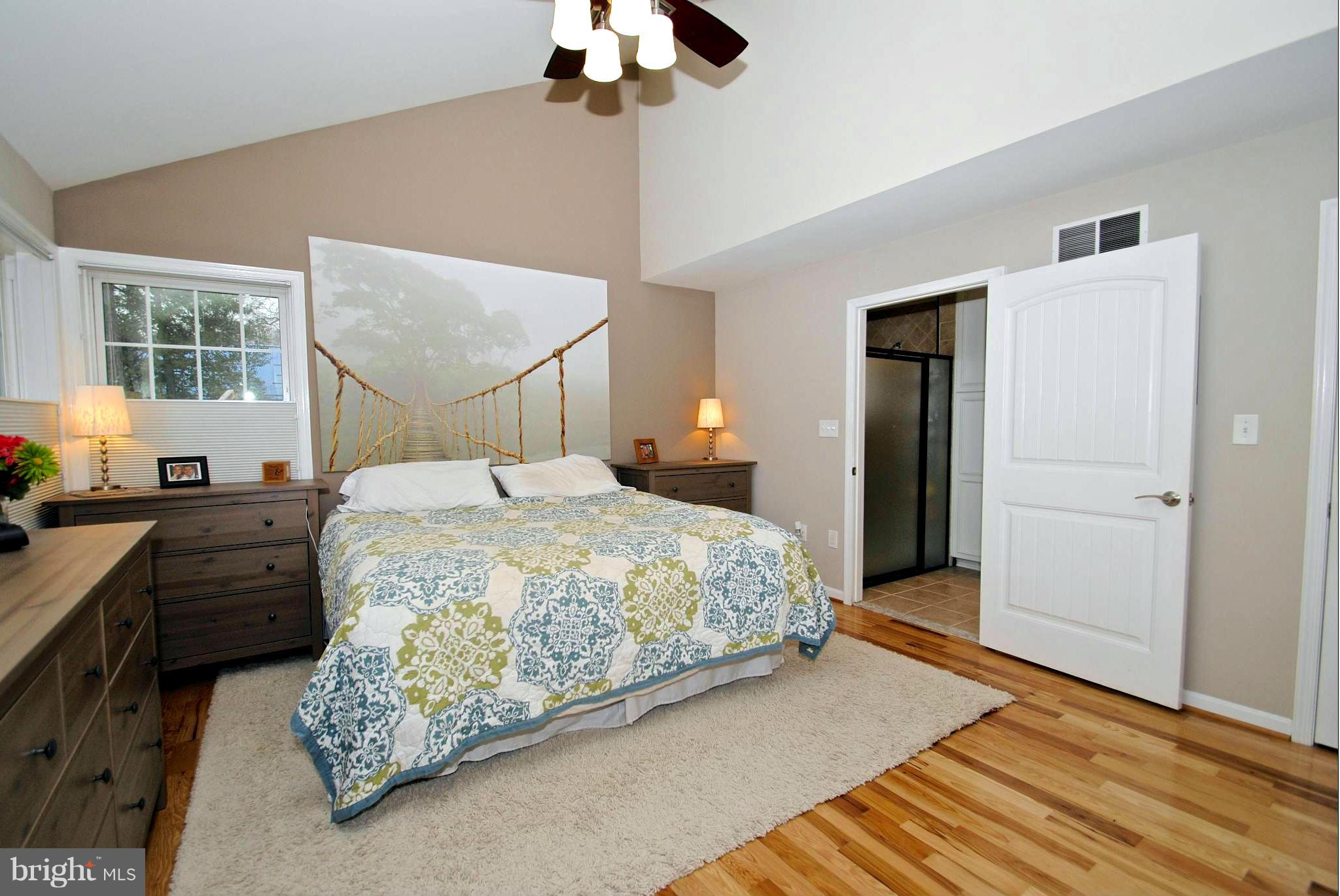 8366 Country Life Road Pasadena, MD 21122 - Photo 18 of 30 Vaulted Main Level Master Bedroom