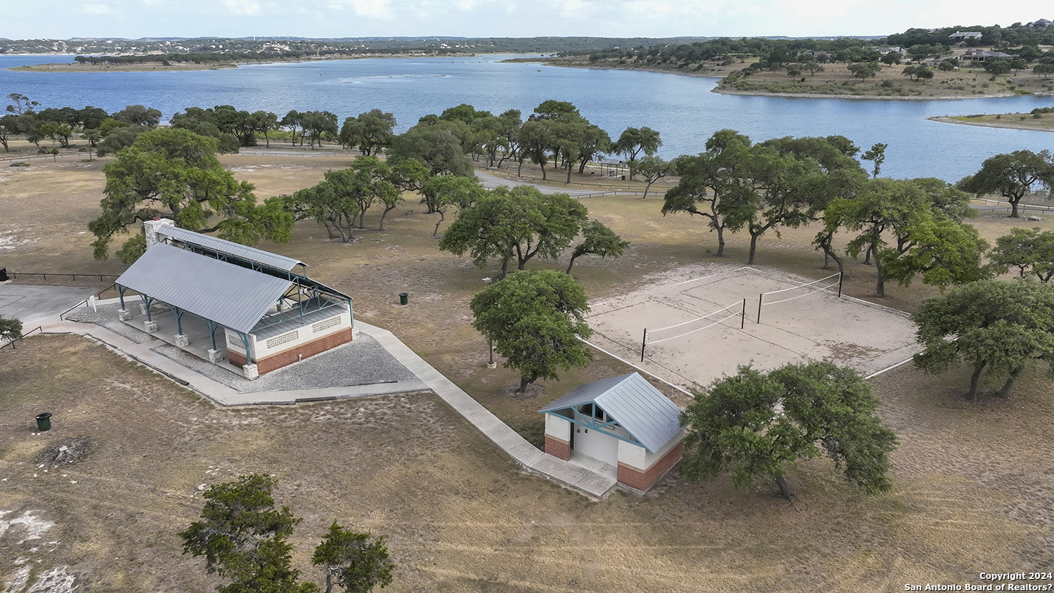 149 Alondra Lane Spring Branch, TX 78070 - Photo 44 of 46 an aerial view of lake and mountain