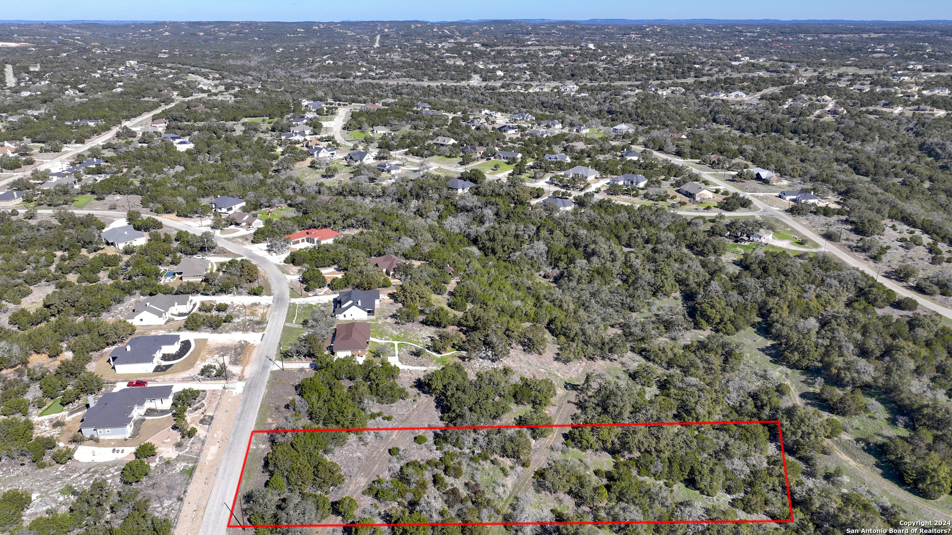 149 Alondra Lane Spring Branch, TX 78070 - Photo 5 of 46 an aerial view of residential houses with city view