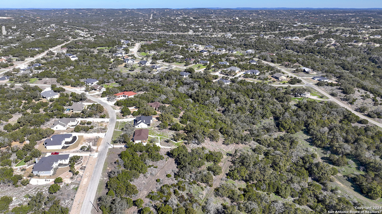 149 Alondra Lane Spring Branch, TX 78070 - Photo 10 of 46 an aerial view of residential houses with city view