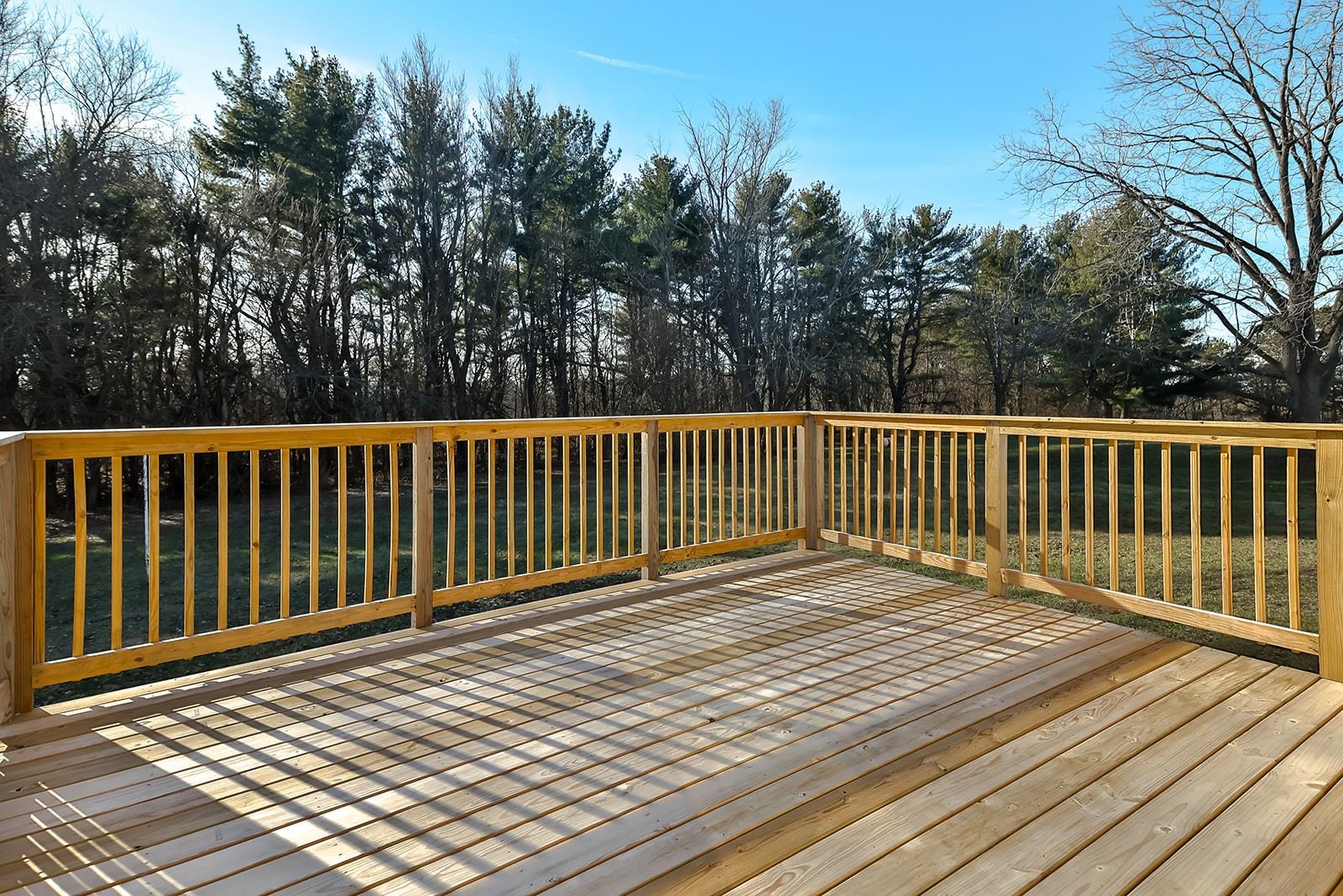 8567 Valley View Drive Stillman Valley, IL 61084 - Photo 10 of 36 a view of a wooden deck