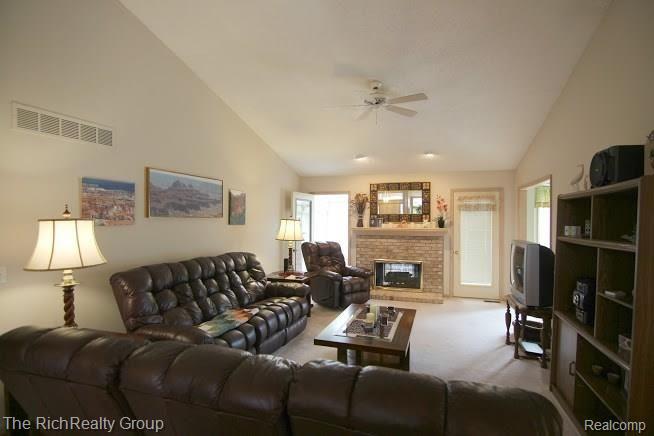 45167 Glengarry Road Canton, MI 48188 - Photo 17 of 39 Great room features double sided fireplace