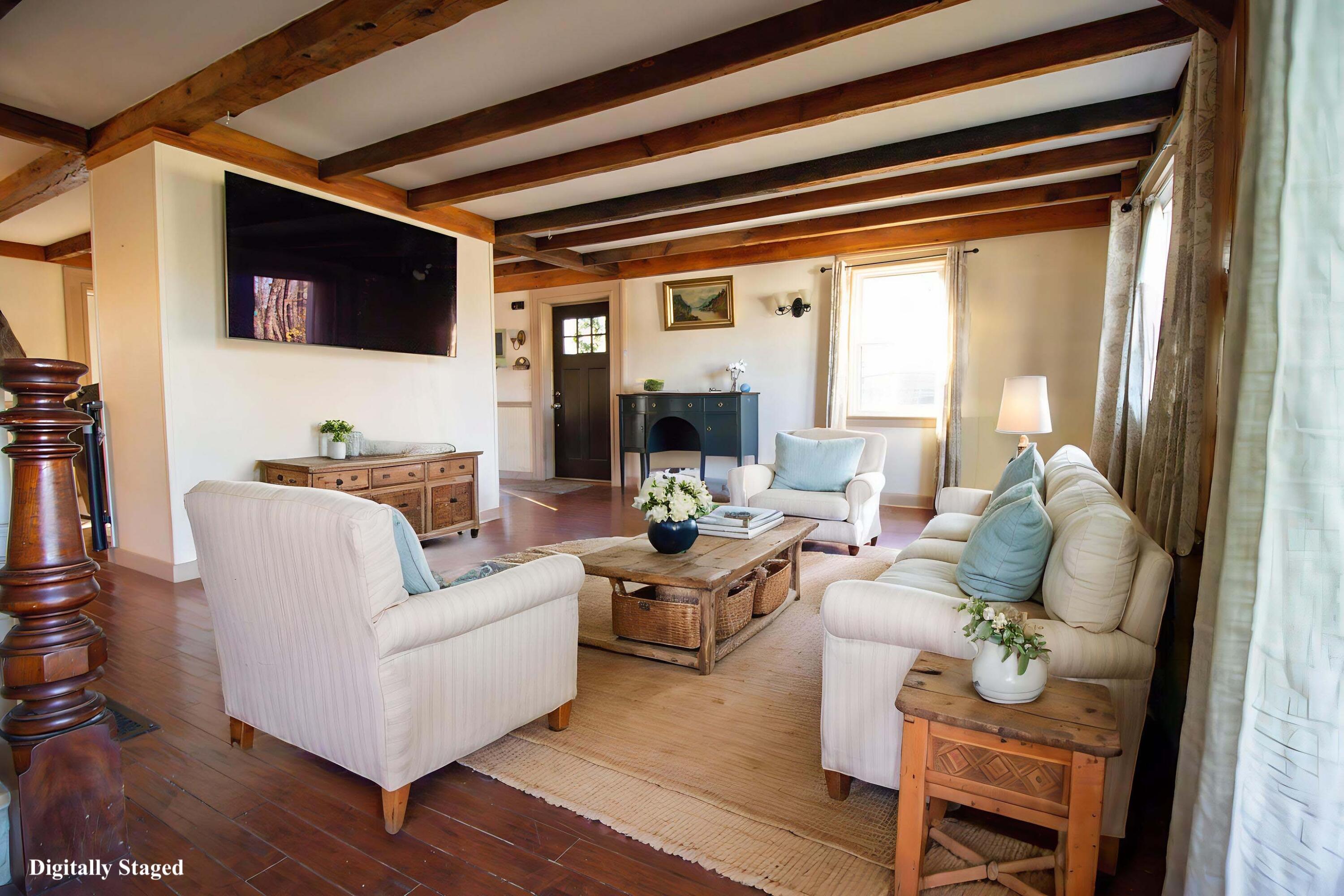 22 High Road Cornish, ME 04020 - Photo 32 of 62 Living Room Staged
