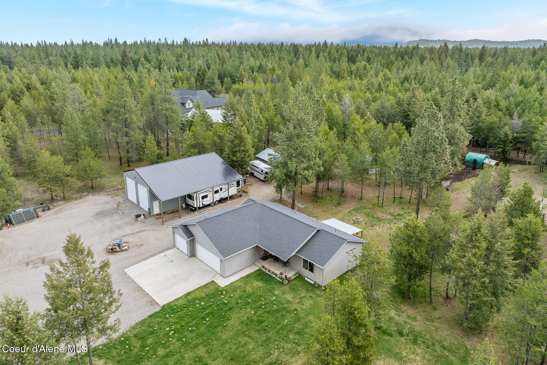 299 Cardinal Lane Spirit Lake, ID 83869 - Photo 19 of 23 Aerial_299CardinalLn-2