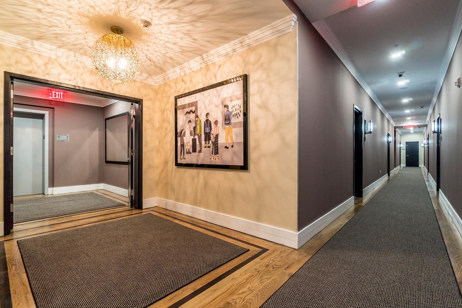 6122 Hudson Avenue, Unit 5A West New York, NJ 07093 - Photo 23 of 29 a view of a hallway with a elevator