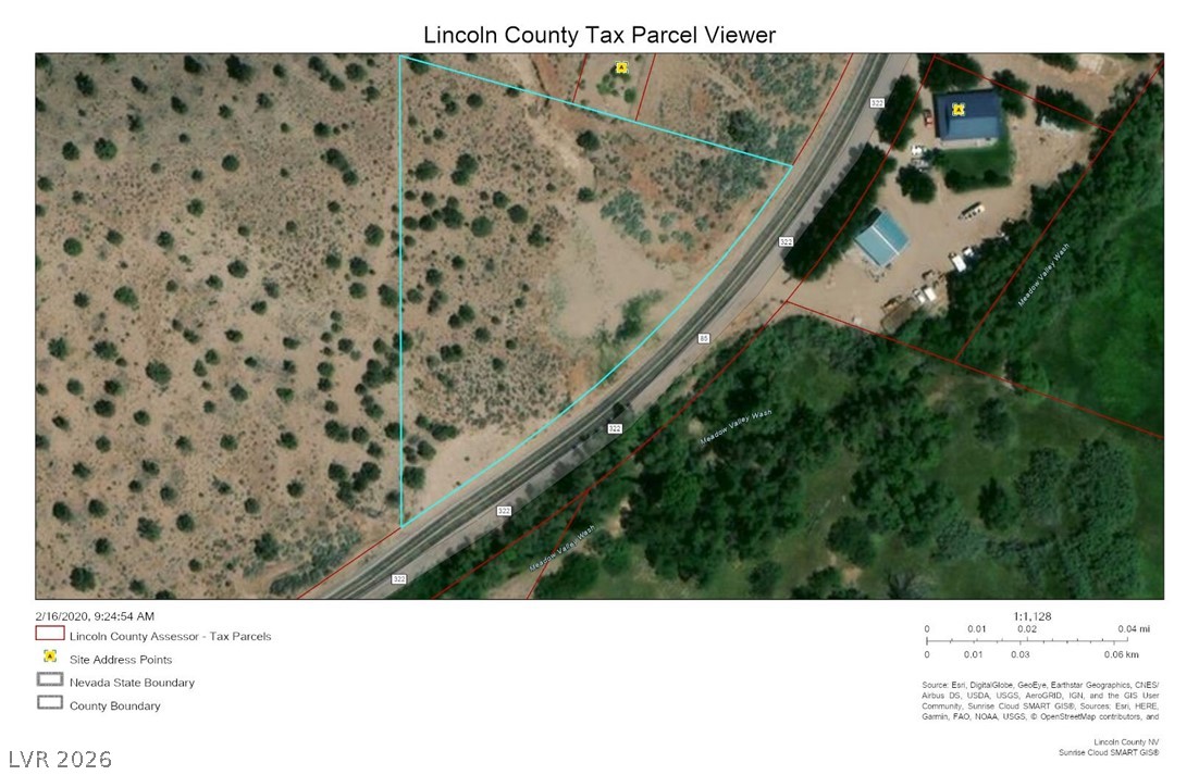 322 (2.46 Ac) Pioche, NV 89043 - Photo 6 of 7 Map / location with property boundaries highlighted