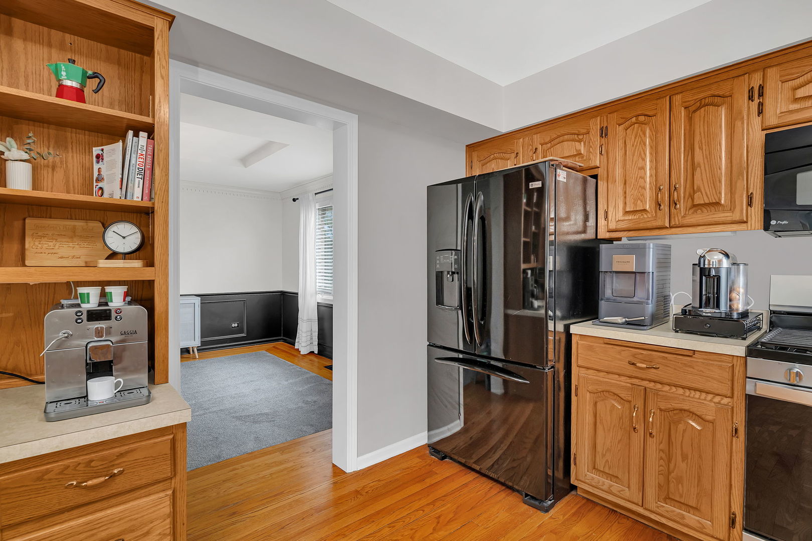 6 West Wend Street Lemont, IL 60439 - Photo 14 of 31 a kitchen with stainless steel appliances granite countertop a refrigerator and a stove top oven