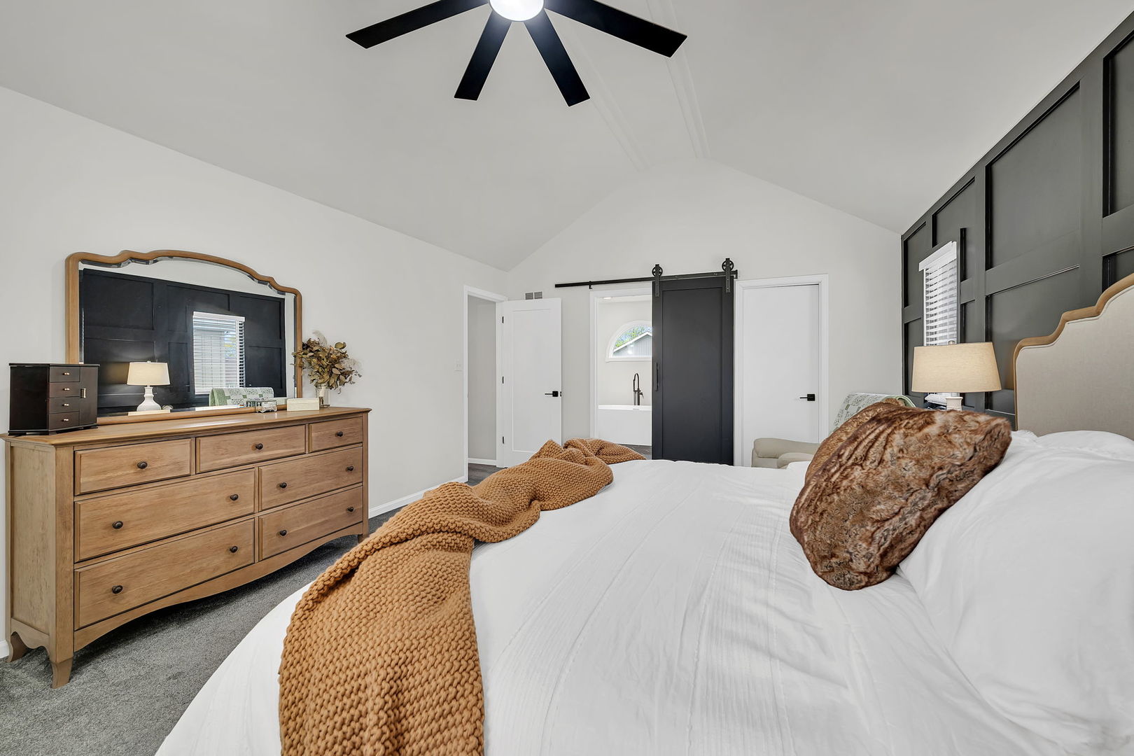 6 West Wend Street Lemont, IL 60439 - Photo 19 of 31 a bedroom with a bed and a large dresser