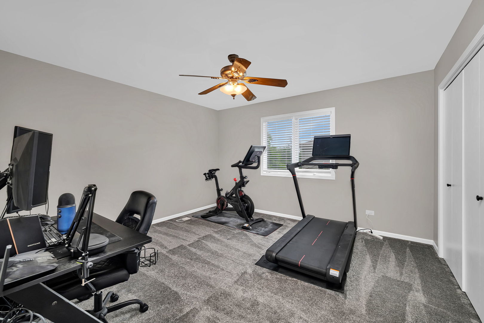 6 West Wend Street Lemont, IL 60439 - Photo 24 of 31 a work room with furniture and gym equipment