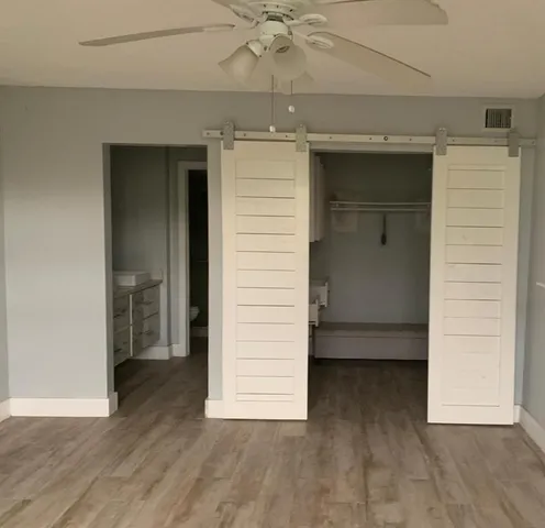 a view of walk in closet