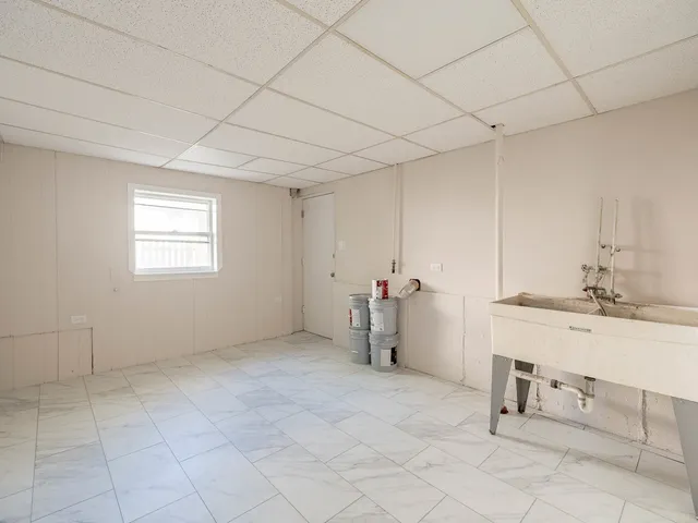 a view of a room and workspace