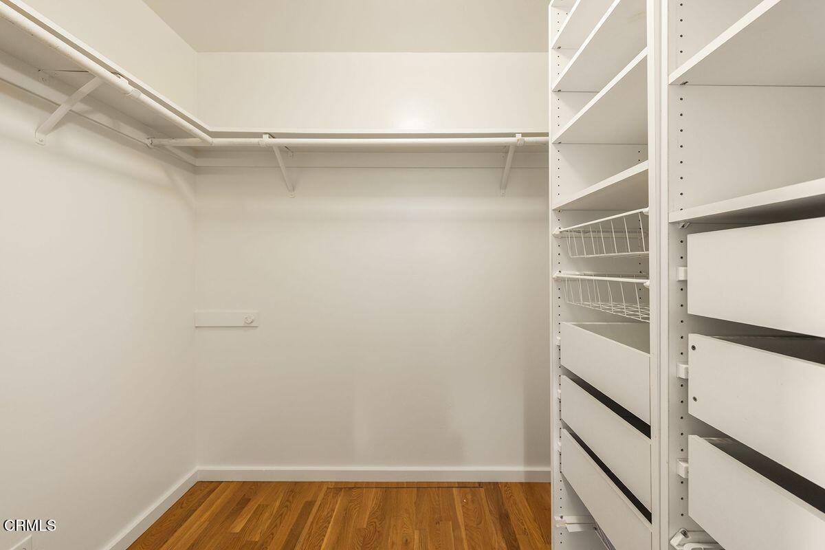 1010 Fairview Road Ojai, CA 93023 - Photo 13 of 24 a view of walk in closet with empty racks