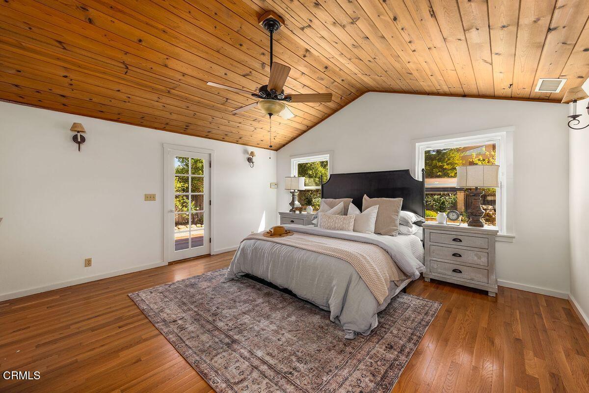 1010 Fairview Road Ojai, CA 93023 - Photo 10 of 24 a bed room with a bed and a window