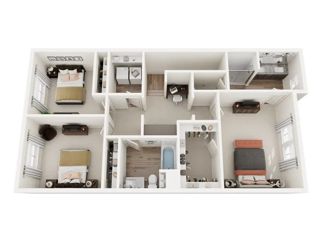 a picture of a floor plan