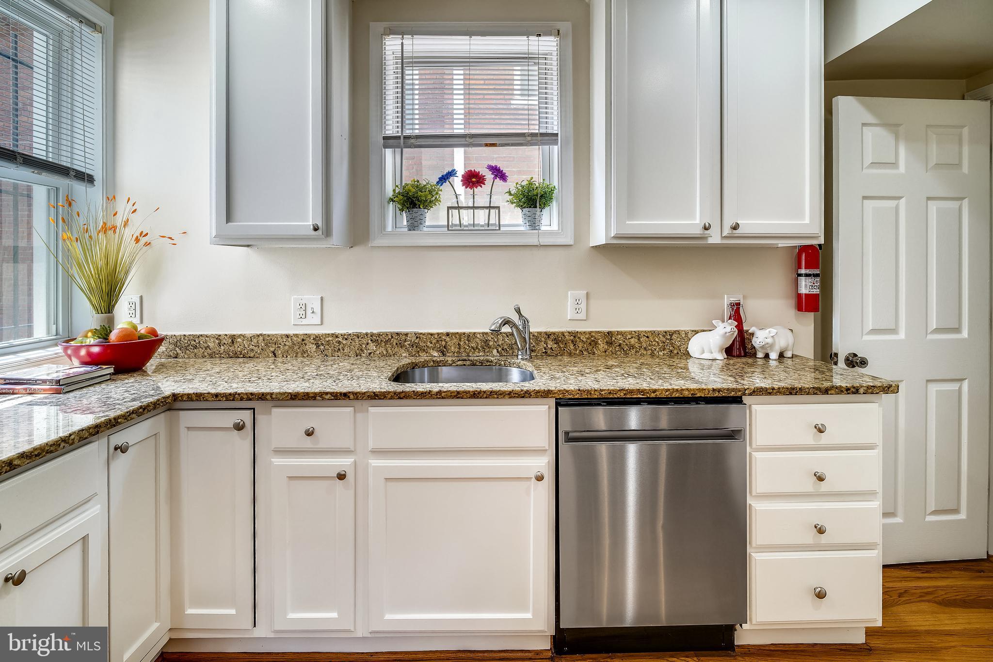 122 Webster Street Northwest Washington, DC 20011 - Photo 8 of 34 Refreshed Kitchen w/ New SS Appliances