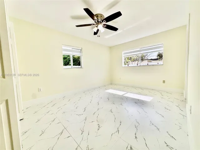 a view of an empty room