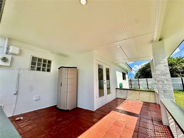 a view of swimming pool with a yard