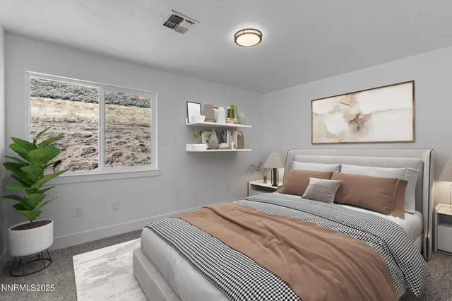 a view of a room with an empty space