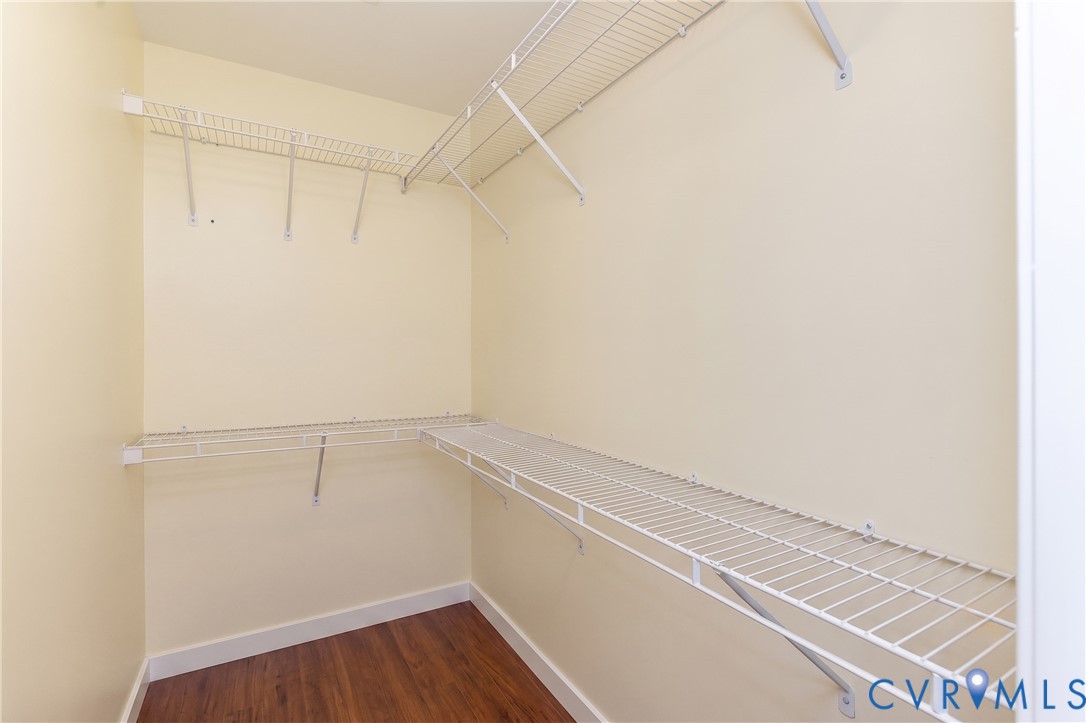 5101 Spring Bluff Road Midlothian, VA 23112 - Photo 30 of 47 Walk-in closet featuring wood-finish flooring, lig