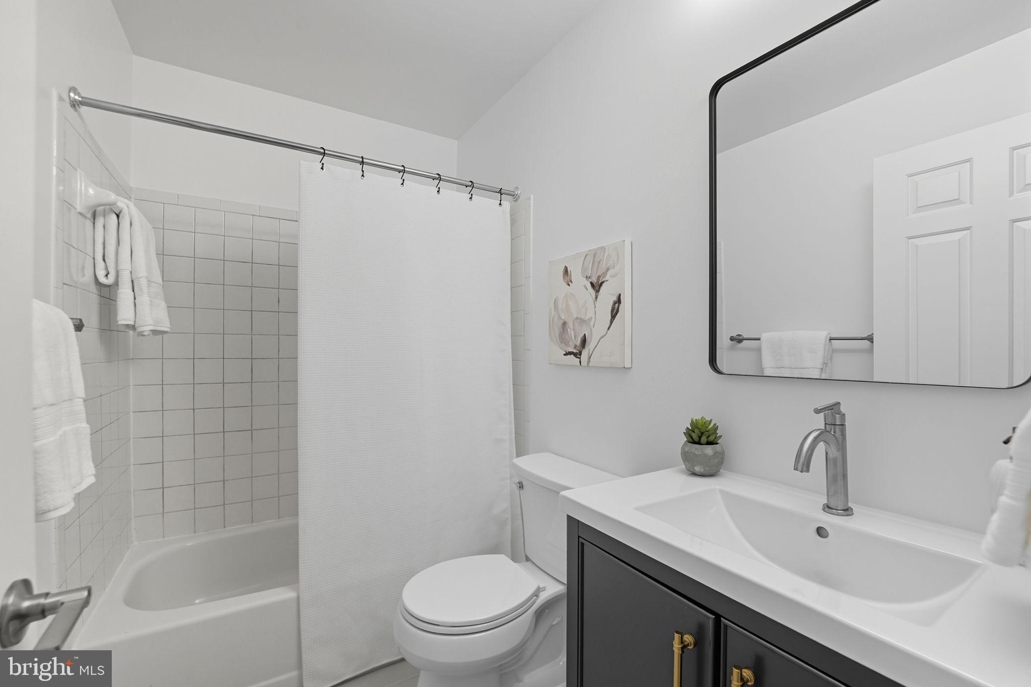 10196 Red Spruce Road Fairfax, VA 22032 - Photo 19 of 36 a bathroom with a sink toilet and shower