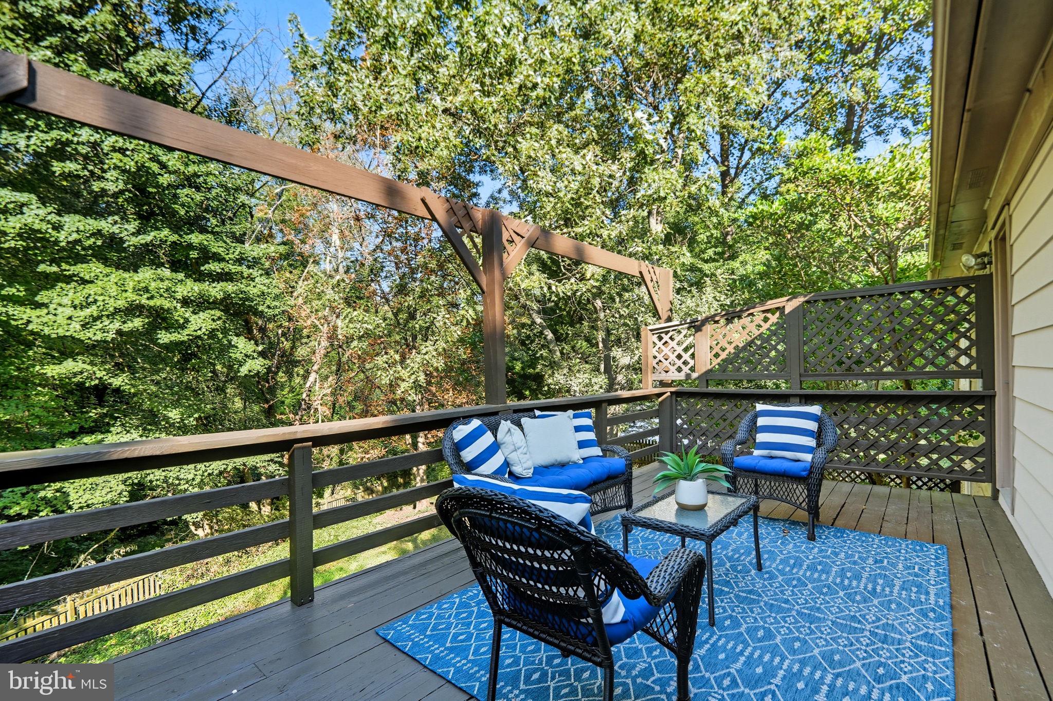 10196 Red Spruce Road Fairfax, VA 22032 - Photo 30 of 36 a view of a bench in the roof deck