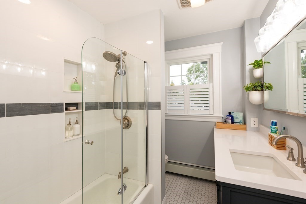 23 Trask Street Danvers, MA 01923 - Photo 34 of 42 a bathroom with a sink and a shower