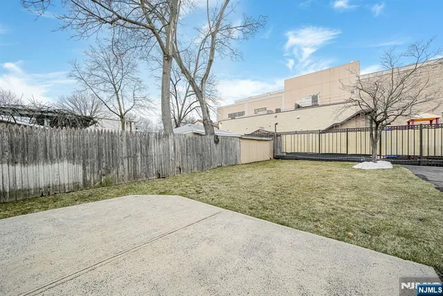 a backyard of a house