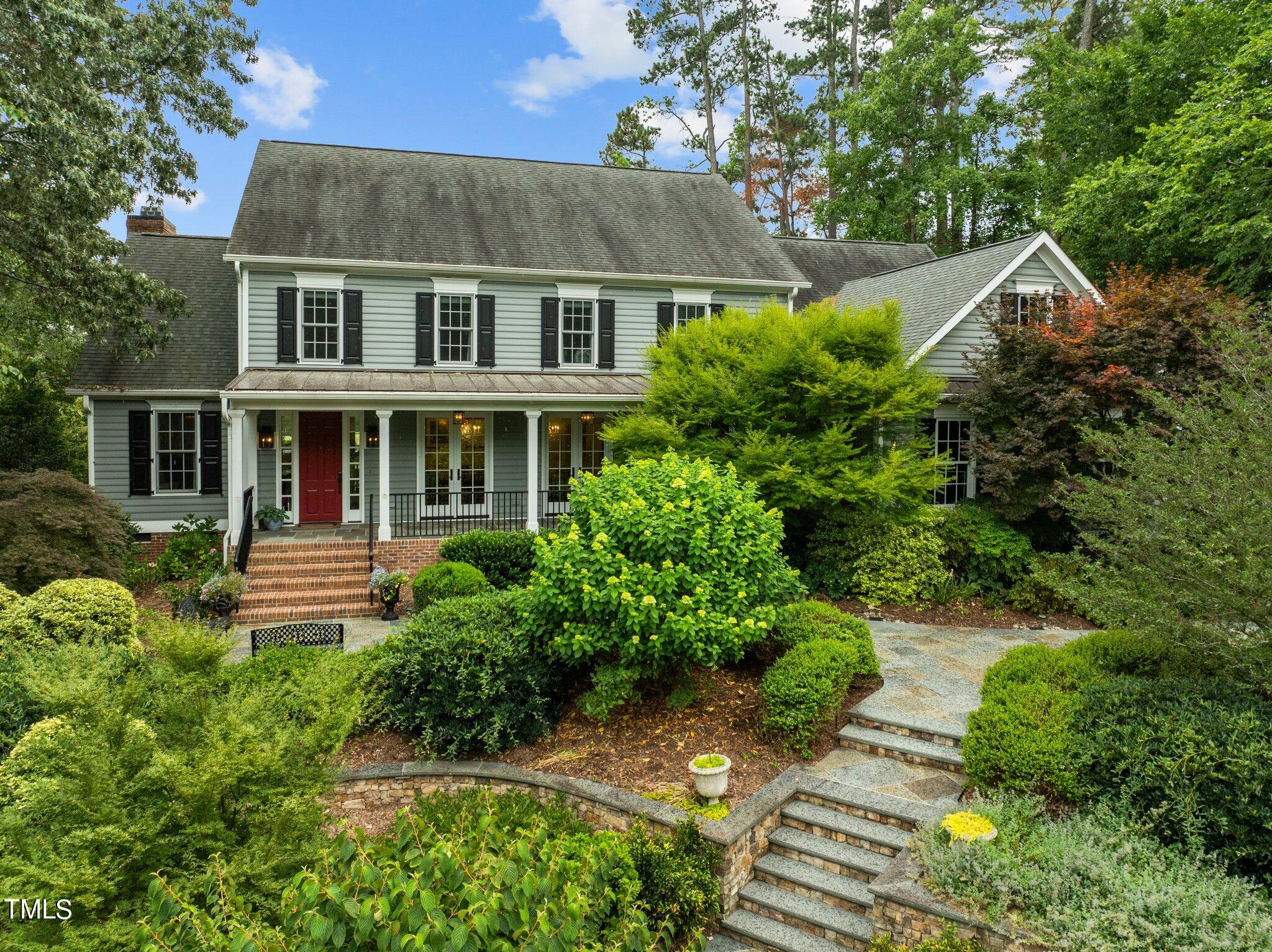 3125 Cornwall Road Durham, NC 27707 - Photo 1 of 99 a aerial view of a house with yard and green space