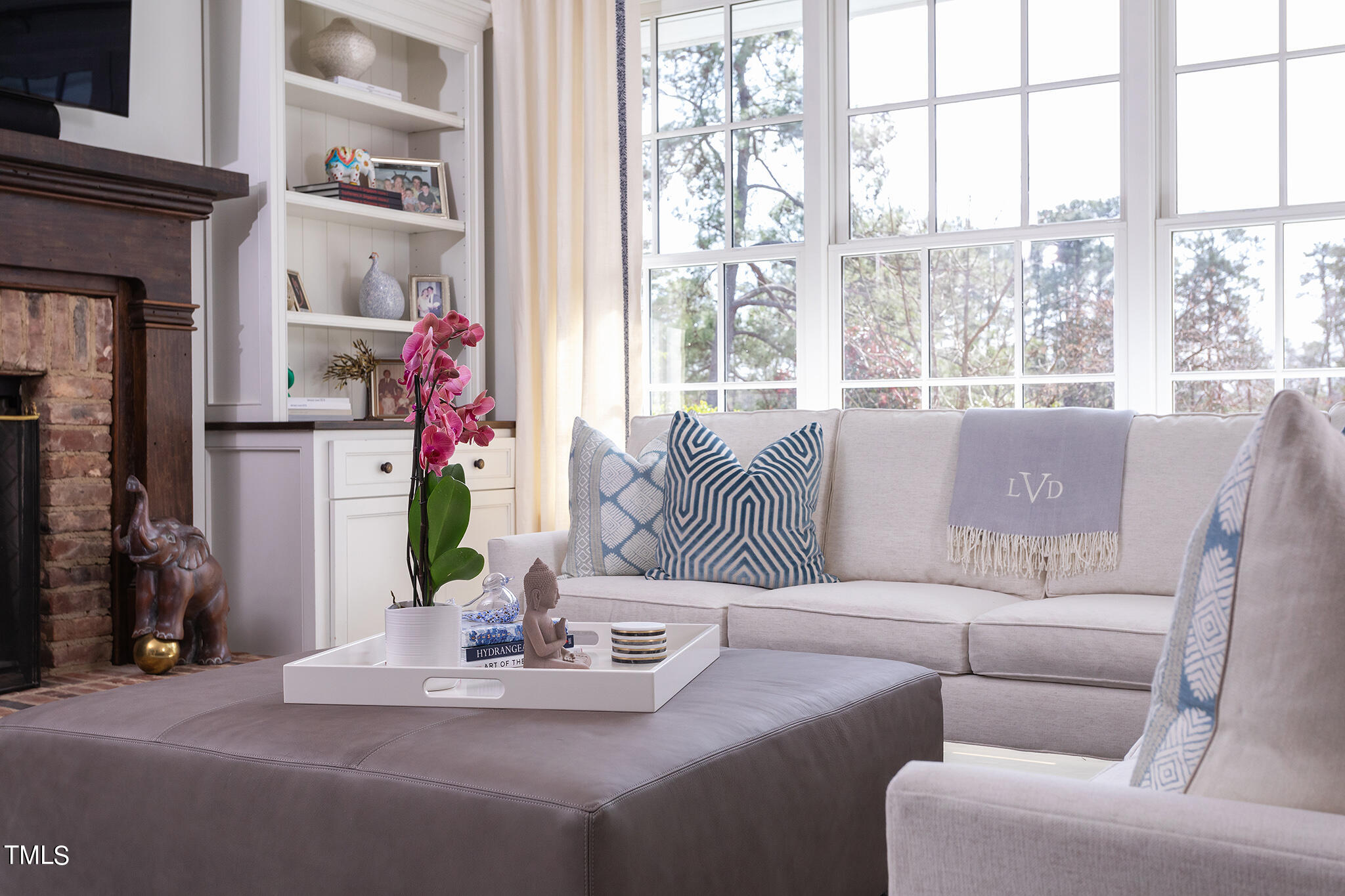3125 Cornwall Road Durham, NC 27707 - Photo 21 of 99 a living room with furniture and a large window