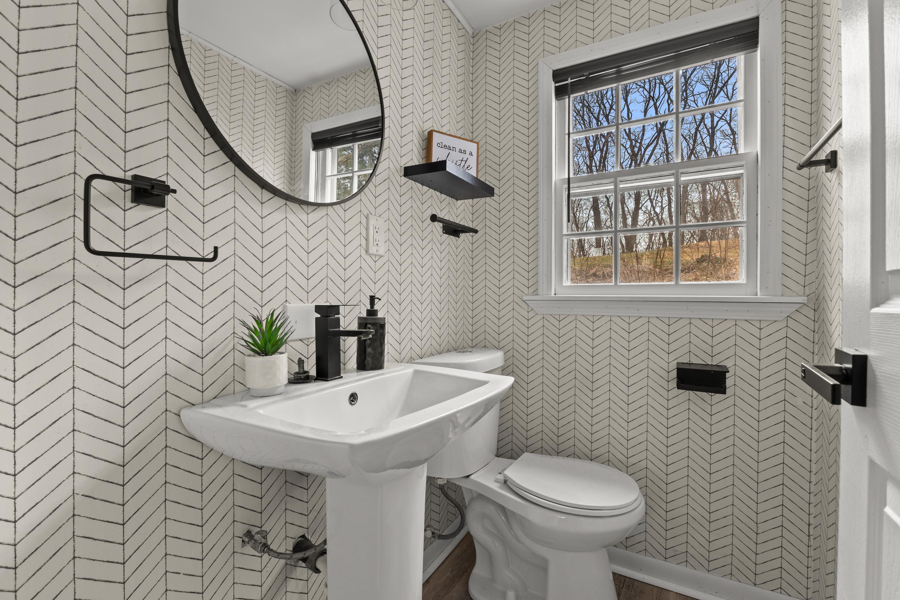 W204N6938 Lannon Road Menomonee Falls, WI 53051 - Photo 12 of 31 Main Level Powder Room
