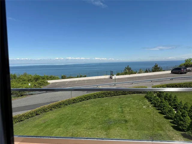 a view of a terrace with yard