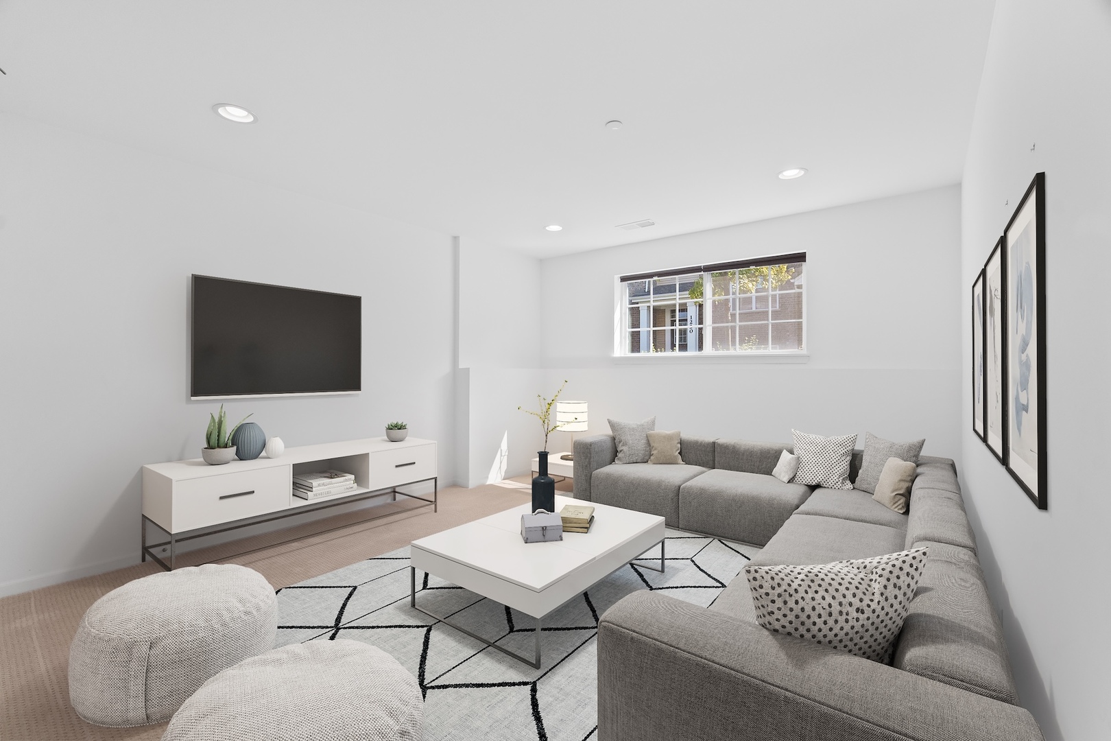 1228 Elm Street Park Ridge, IL 60068 - Photo 28 of 36 a living room with furniture and a flat screen tv