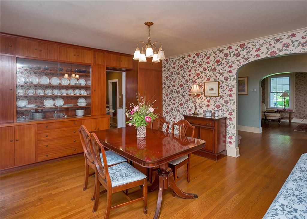 155 Constitution Street Perryopolis, PA 15473 - Photo 8 of 25 This dining room has built in cabinets and plenty of room for family dinners