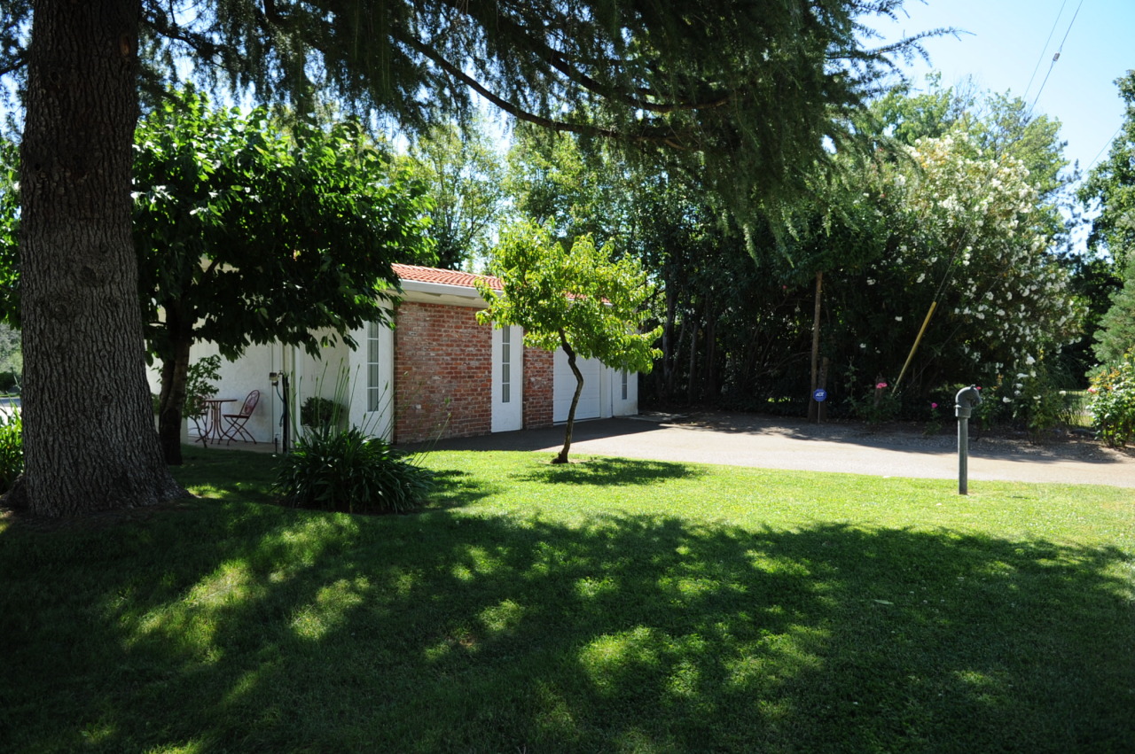 6471 Riverside Drive Redding, CA 96001 - Photo 20 of 56 a backyard of a house with lots of green space