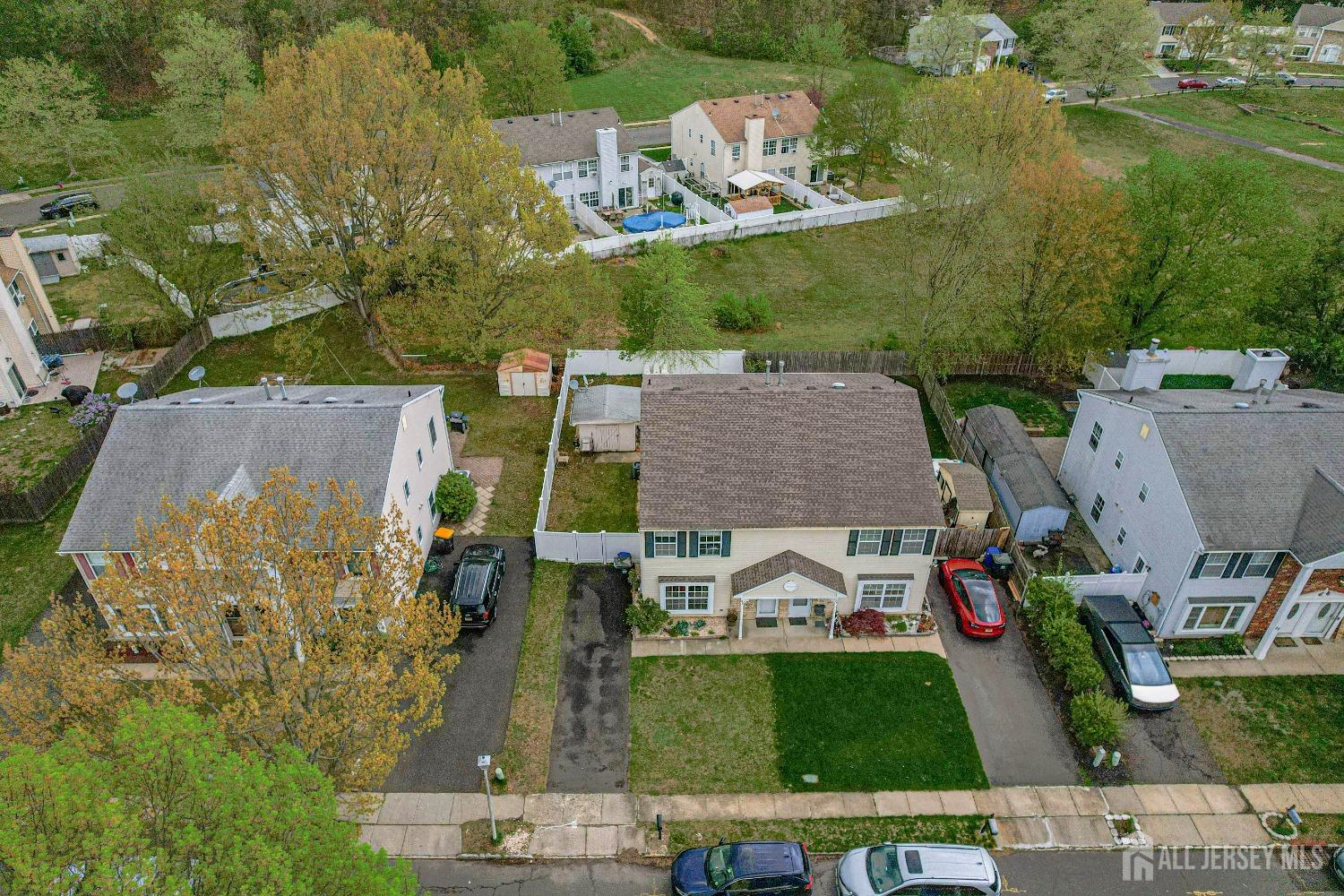 26 Brewster Circle Old Bridge, NJ 08857 - Photo 39 of 43 an aerial view of residential houses with outdoor space and parking