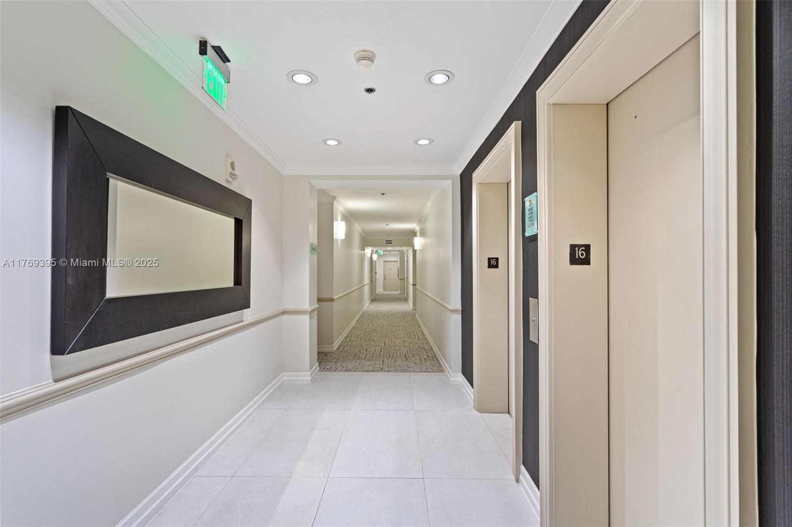 2665 Southwest 37th Avenue, Unit PH1610 Miami, FL 33133 - Photo 15 of 21 Hallway