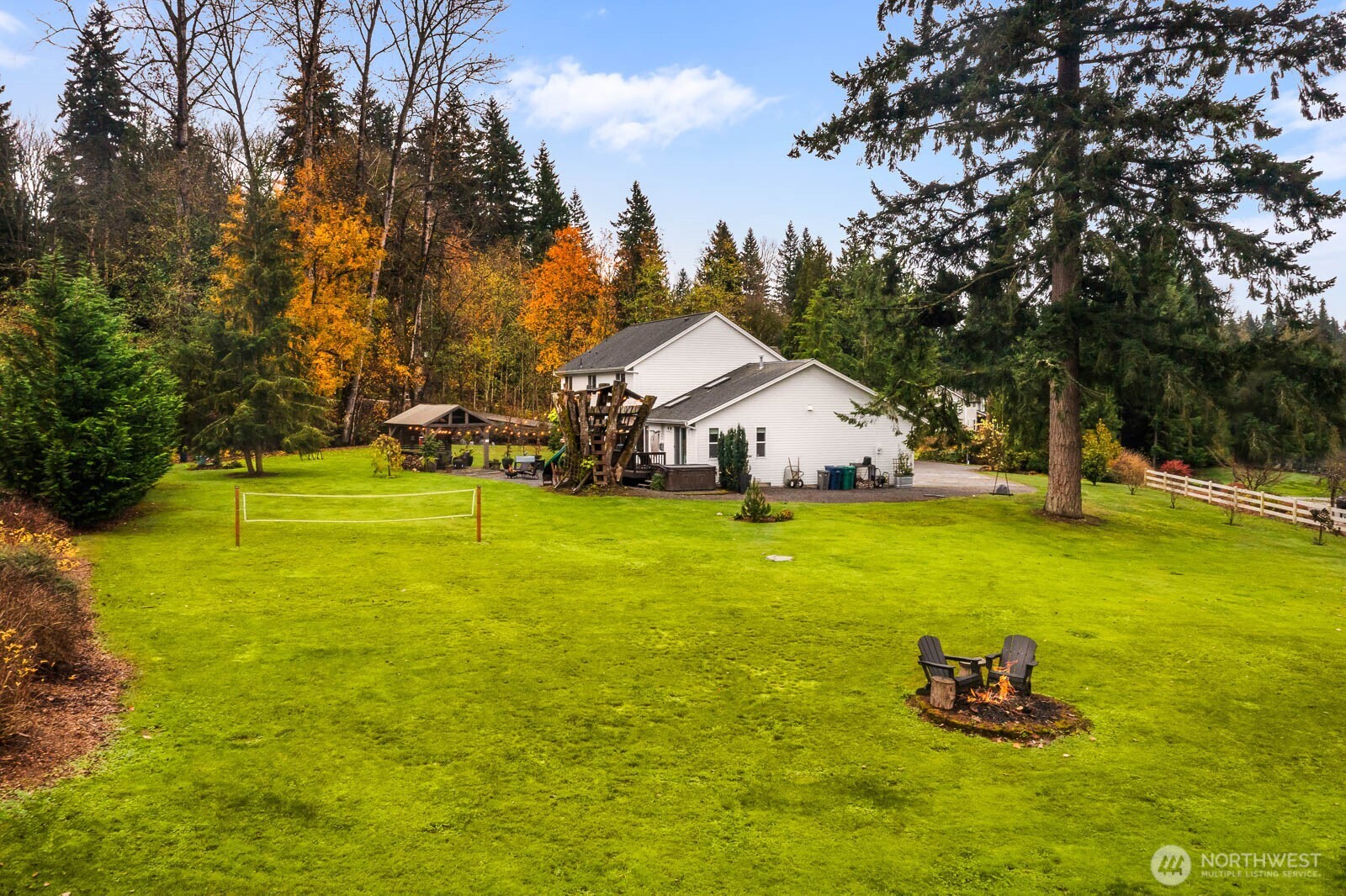 20928 Welch Road Snohomish, WA 98296 - Photo 27 of 29 a front view of a house with a big yard