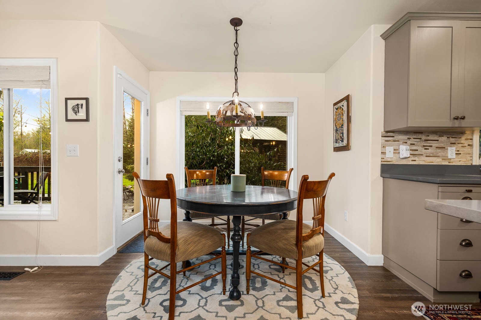 20928 Welch Road Snohomish, WA 98296 - Photo 9 of 29 a view of a dining room with furniture and window
