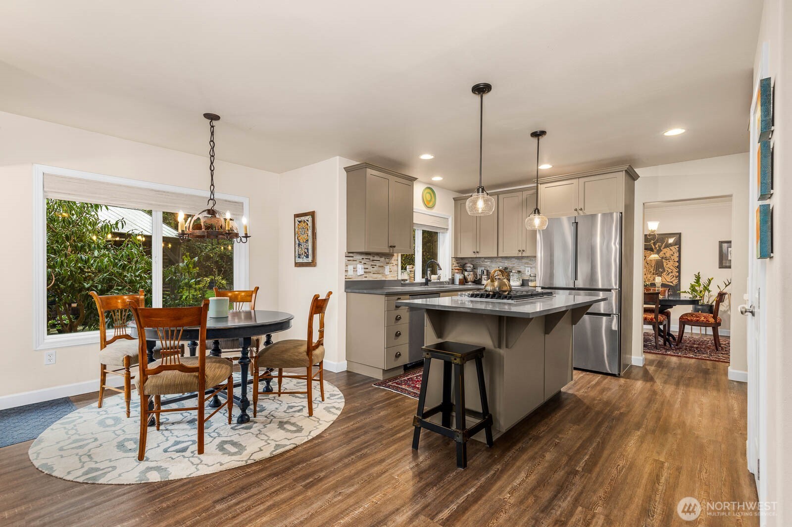20928 Welch Road Snohomish, WA 98296 - Photo 10 of 29 a view of a dining room with furniture window and outside view