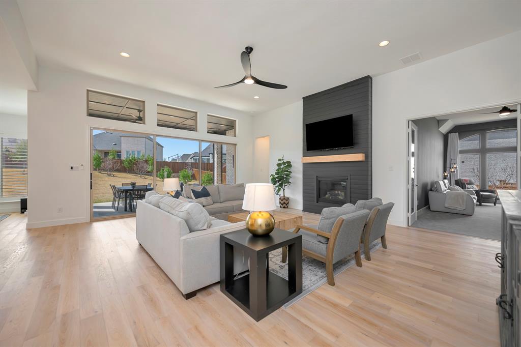 2000 Waterleaf Road Haslet, TX 76052 - Photo 11 of 28 Large living area with custom fireplace