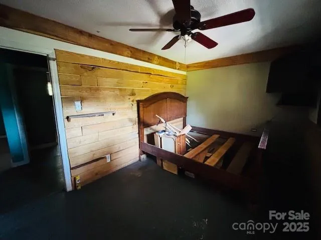 a room with furniture