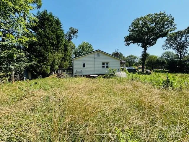 a house view with a garden space