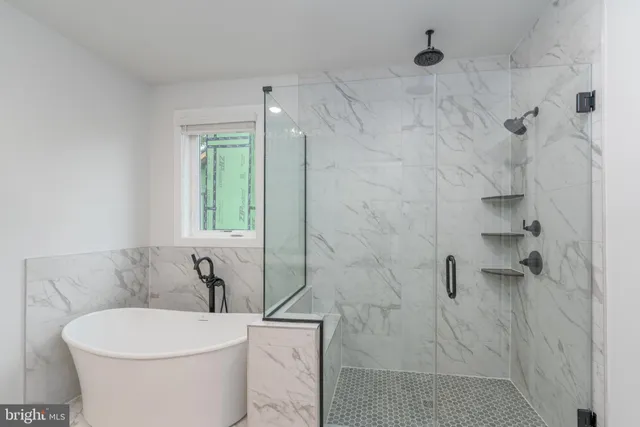 a view of a room that has a window in it