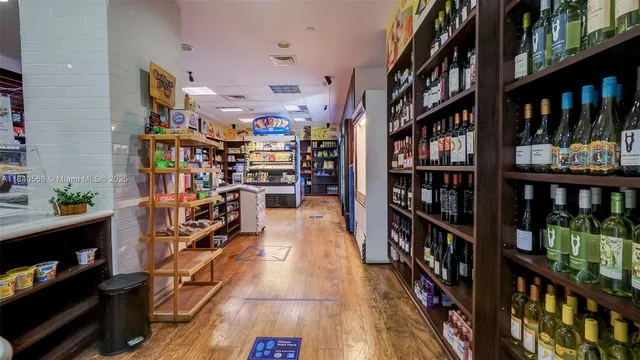 a view of a living room with closet