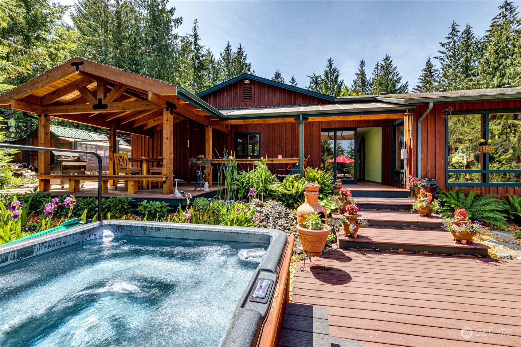 443 Westridge Road Port Angeles, WA 98363 - Photo 19 of 40 a view of a house with sitting area